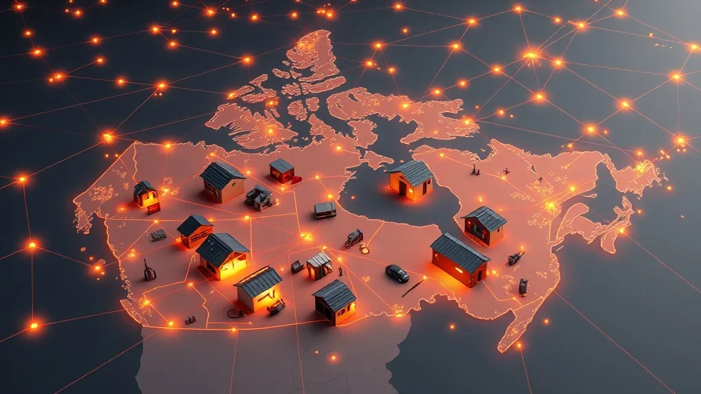 Distributed manufacturing network across Canada