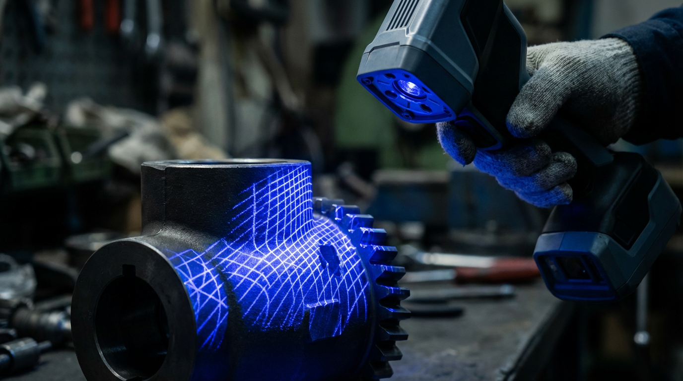 3D scanning a physical industrial part